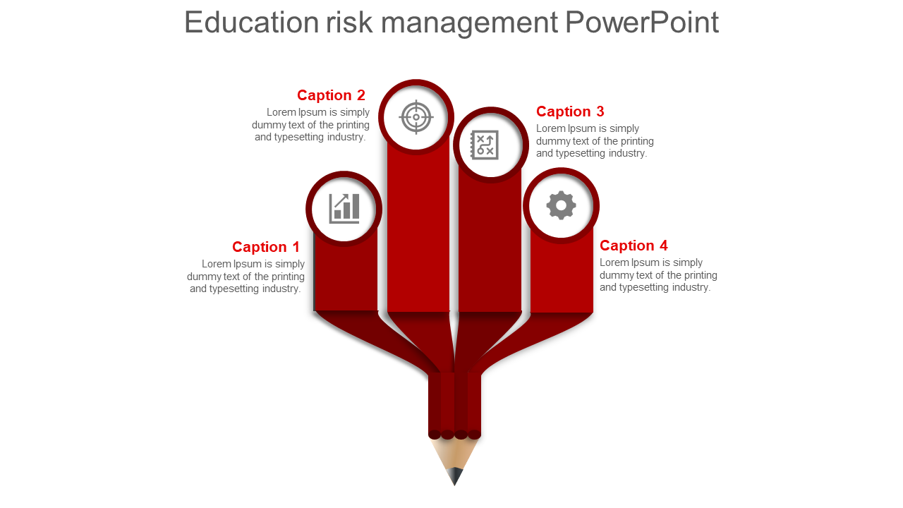 risk management powerpoint-red